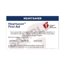 AHA FIRST AID