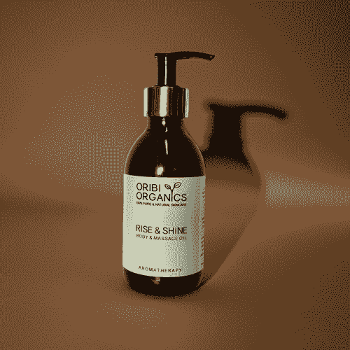 Oribi Organics - Aromatherapy Massage Oil - RISE + SHINE