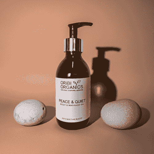 Oribi Organics - Aromatherapy Massage Oil - PEACE + QUIET