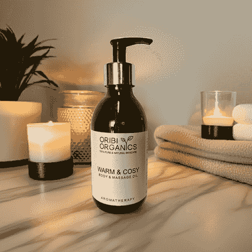 Oribi Organics - Aromatherapy Massage Oil - WARM + COSY