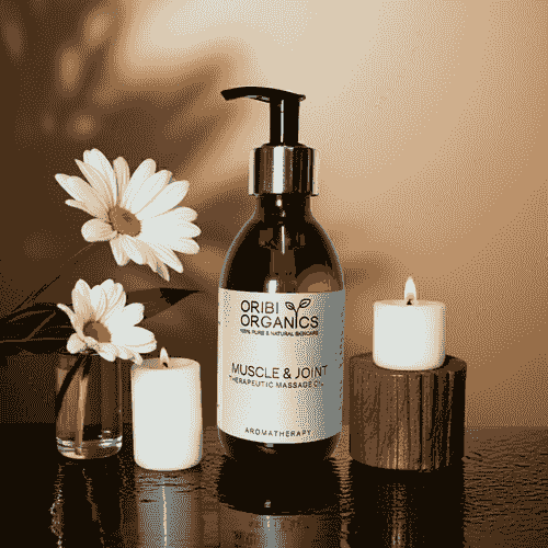 Oribi Organics - Aromatherapy Massage Oil - MUSCLE + JOINT