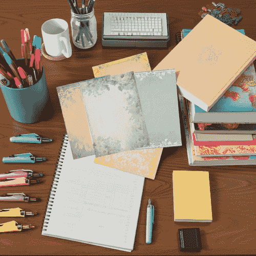 Vintage Floral Stationery Collection – 60-Page Printable PDF (8.5x11")