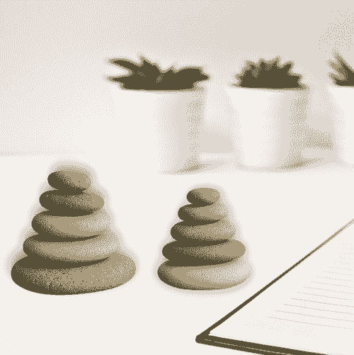 Zen Stacking Stones for Desk/Office, Rock Cairn, Small Shelf Décor, Zen Garden
