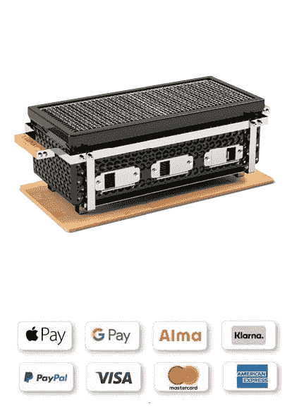Shichirin Rectangular Large Table Grill YAKINIKU