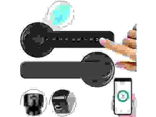 Poignée de porte connectée