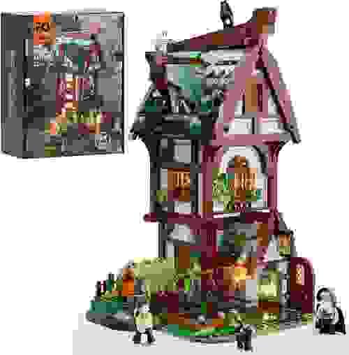 Medieval Pharmacy Building Set with LED Features