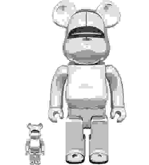 BE@RBRICK ️ Hajime Sorayama "Sexy Robot" 400%+100%