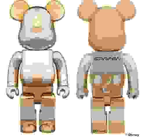 Be@rbrick Hajime Sorayama Future Mickey Mouse 1000% Bearbrick Medicom Toy