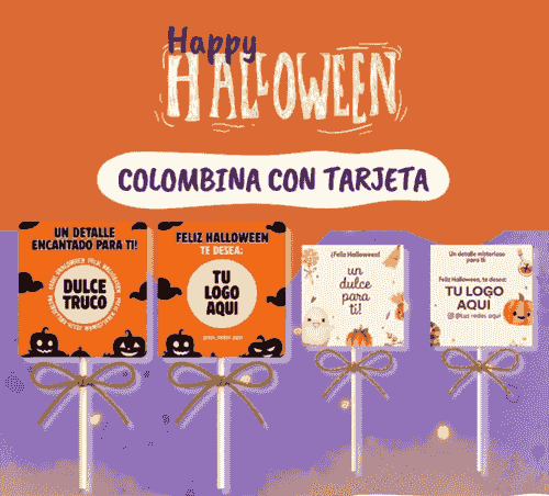 Colombina con tarjeta