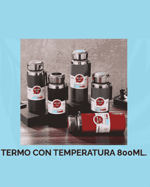 Termo Inteligente De Acero Inoxidable 304 De Alta Gama