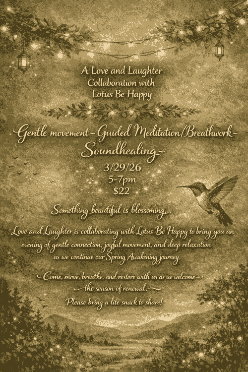 3/29 5-7pm $22 Gentle Movement- Yoga Nidra- Sound Healing