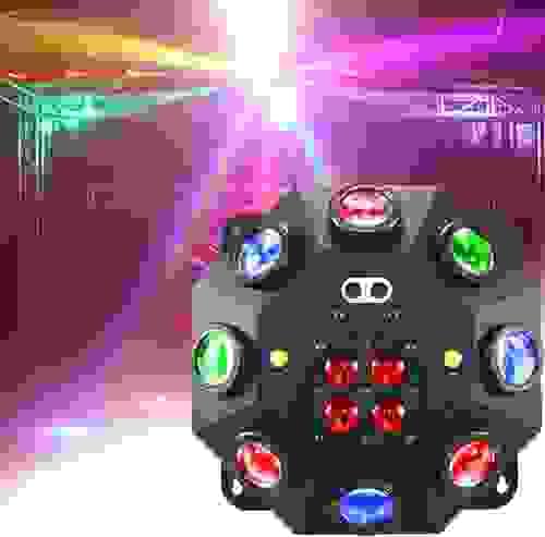 Projecteur lumière Mobile avec écran LCD, lumières de scène DJ 150 W