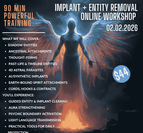 Implant + Entity Removal Online Workshop 2 February 2026