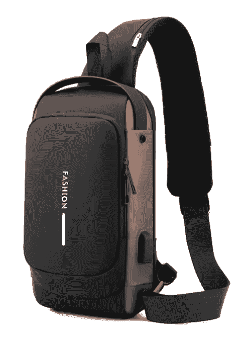 Multifunction Shoulder Bag with USB Port & Back Pockets – Travel, Adventure & Daily Use