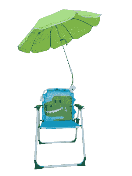 Kids’ Foldable Beach & Camping Chair with 360° Adjustable Umbrella – Lightweight