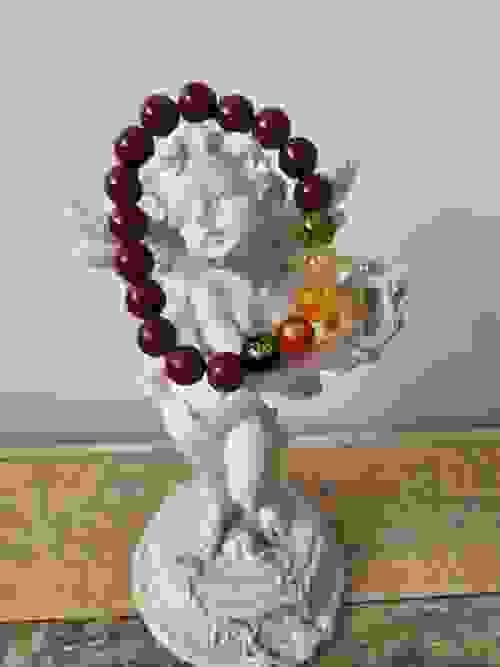 BRACELET en cinabre avec les 5 mots de prospérité