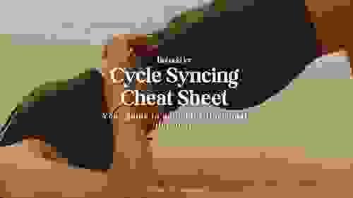 Cycle Syncing Cheat Sheet