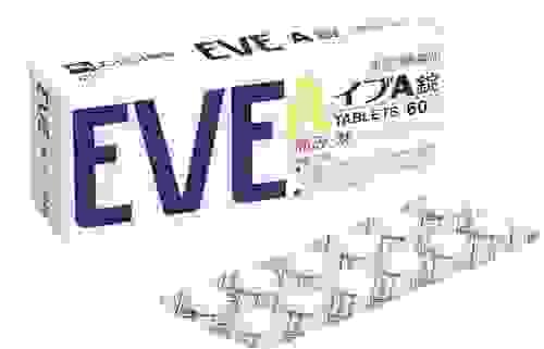 【日本直送】エスエス製薬　EVE A 白色 イブA 頭痛薬 60錠
