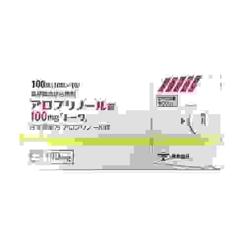 【日本直送】東和製藥 別嘌呤醇片 100mg 抑制尿酸產生 高尿酸血症 預防痛風發作 100粒/盒 大阪實體藥妝店直送