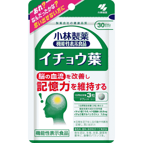 【日本直送】日本小林製藥 銀杏葉 精華片 補充腦力 支援中老年 記憶力改善  大阪實體藥妝店直送