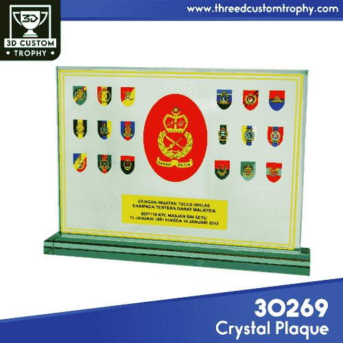 30269 Crystal Plaque