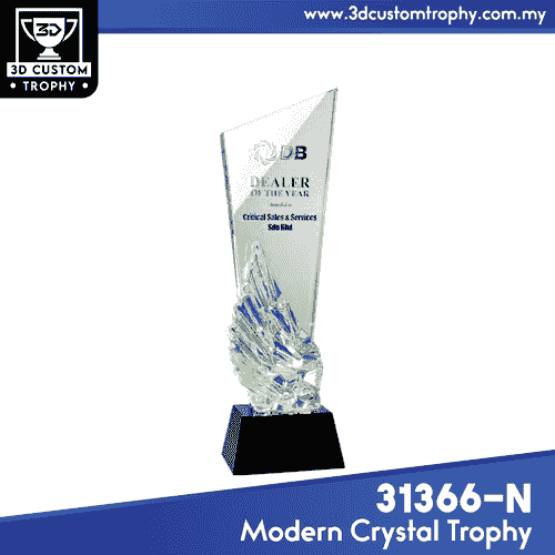 31366-N Exclusive Crystal Plaque