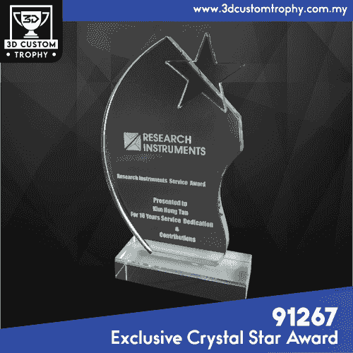 91267 Exclusive Crystal Star Award