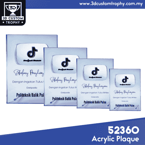 52360 Acrylic Plaque