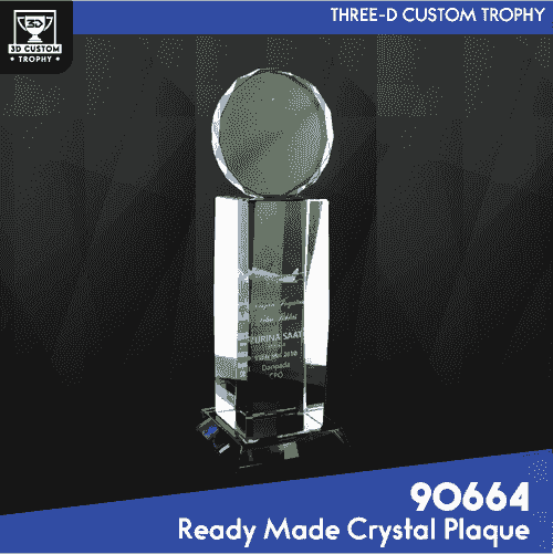 90664 Exclusive Crystal Trophy