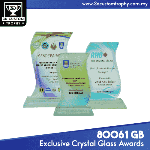 80061(GB) Exclusive Crystal Glass Awards