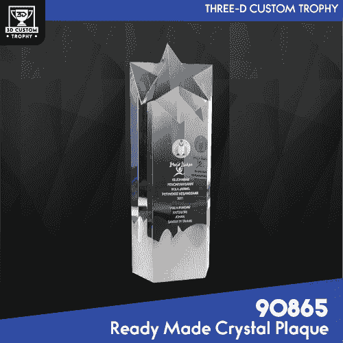 90865 Exclusive Crystal Star Award