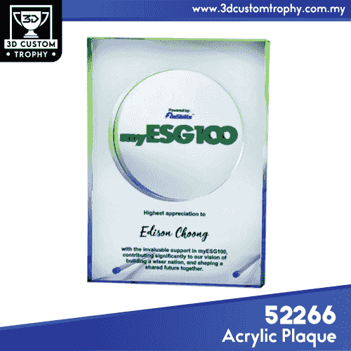 52266 Acrylic Plaque