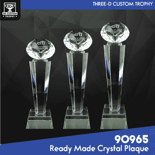 90965 Exclusive Crystal Diamond Trophy