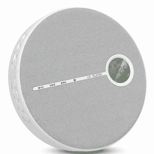 Rechargeable Portable CD Player with Bluetooth, Compact Anti-Skip CD Player with Headphones &Dual St