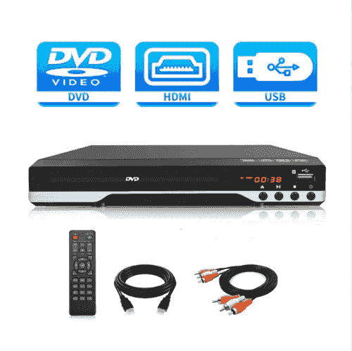 10-220V Portable Multiple Playback DVD Player, ADH DVD CD SVCD VCD Disc Player Home Theatre System w