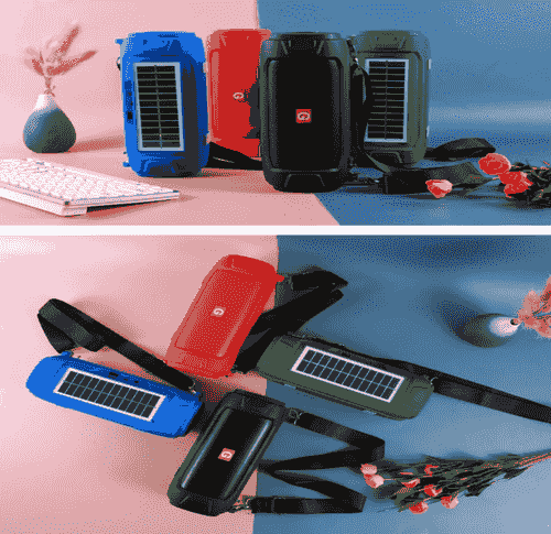 Solar Bluetooth Speaker with Flashlight