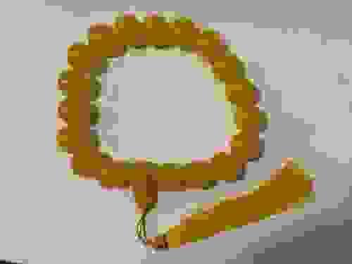 缅甸黄翡佛珠