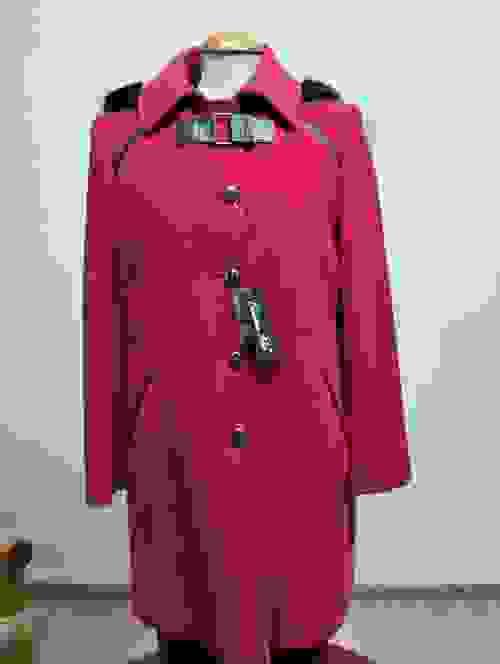 Abrigo Christina Félix rojo