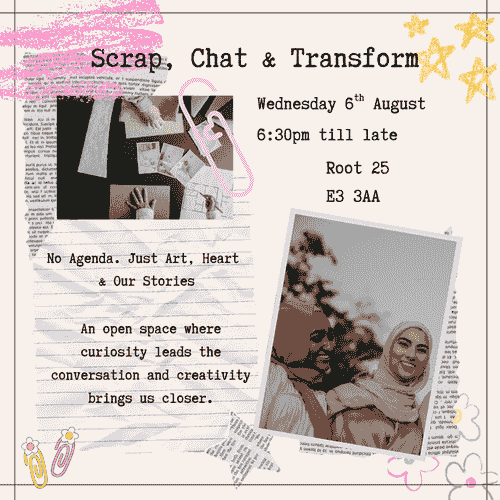 Scrap, Chat & Transform Wednesday 6th August 2025