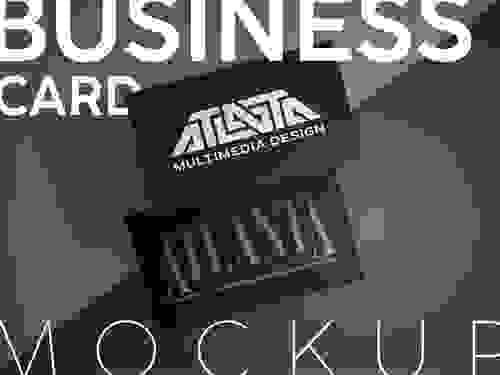 Free Business Card Mockup