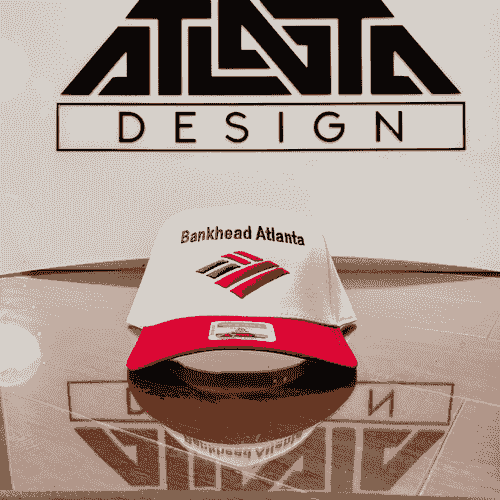 Bankhead Atlanta Snapback Hat | White/Red