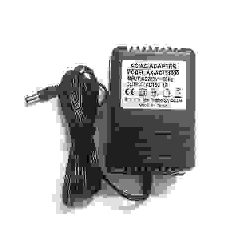 AC/AC Adapter 230Vac to 15Vac EU Transformer Output 15V 1000mA