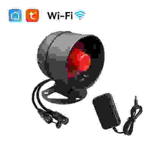 Tuya WiFi 433Mhz Outdoor Smart Siren Waterproof Alarm System Hub