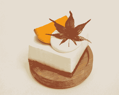 雪柿豆腐芝士蛋糕‌ 