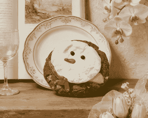 抹茶雪人美式曲奇