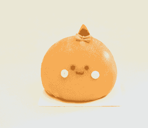 月見柿子大福蛋糕