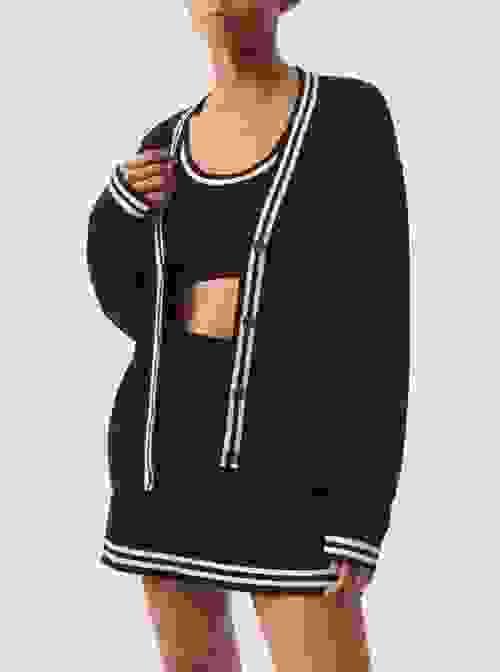 Women New 2025 Knitted 3 Pieces Set