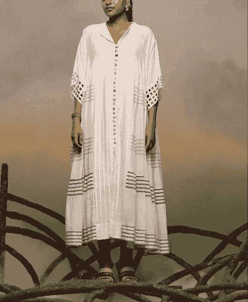 Women Printed Breeze Dress Casual Women Long Dresses
