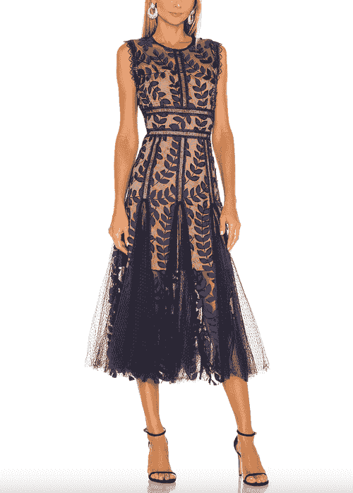 New Arrivals Women Casual Nature Journey Leaves Party Formal Dress
