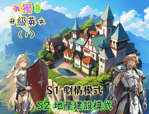 我獨自升級英文(1)-遊戲1主程式(中階單字1200)